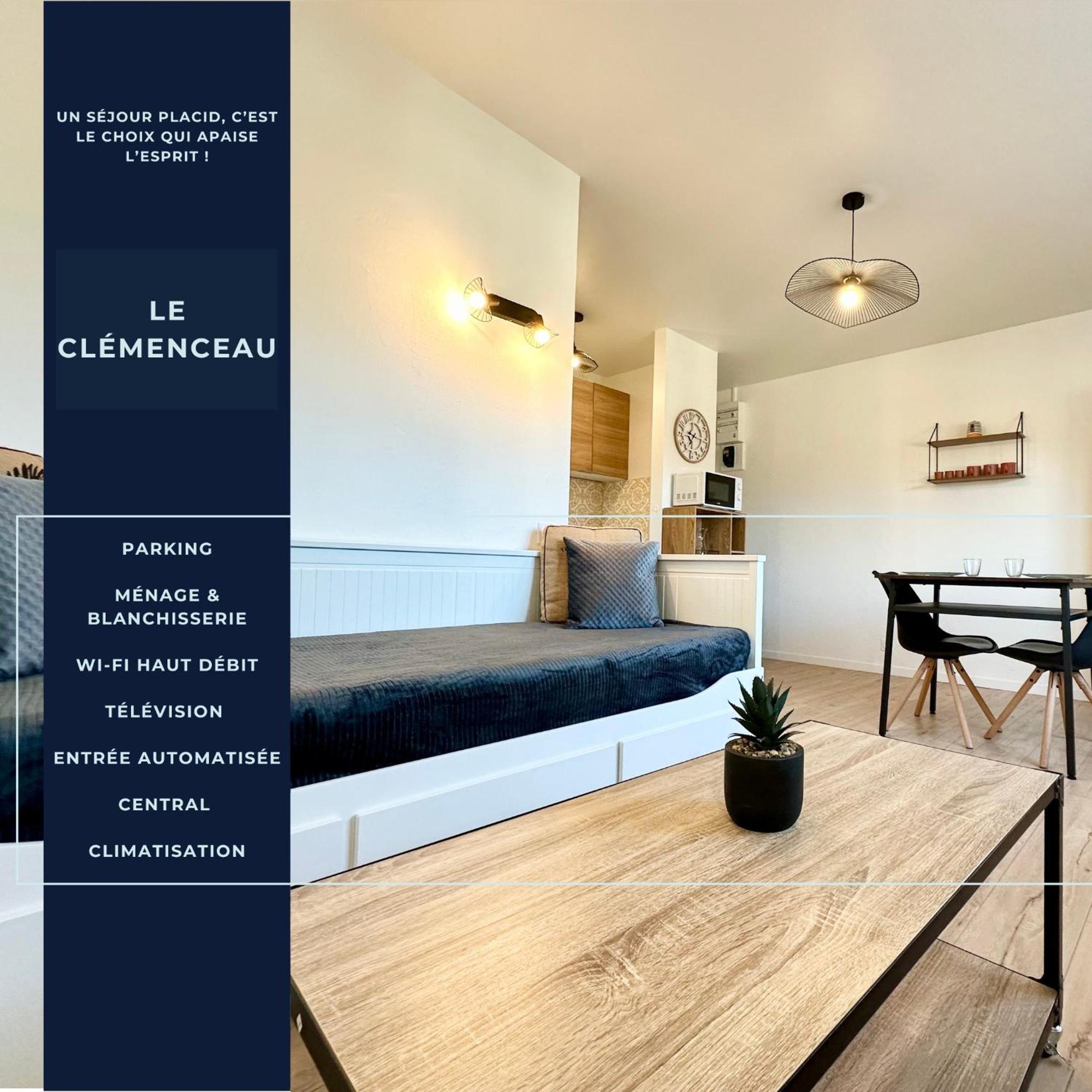Apartmán Le Clemenceau - Parking Prive - Fibre & Clim Mont-de-Marsan Exteriér fotografie